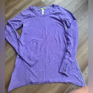 Ivivva Purple Long Sleeve Shirt with Green Accent
